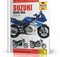 SUZUKI GS500 TWIN (89 - 08) KSIĄŻKA NAPRAW MOTOCYKLA