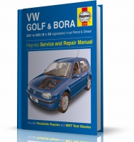 VOLKSWAGEN GOLF 4 - VOLKSWAGEN BORA (2001-2003) - instrukcja napraw Haynes